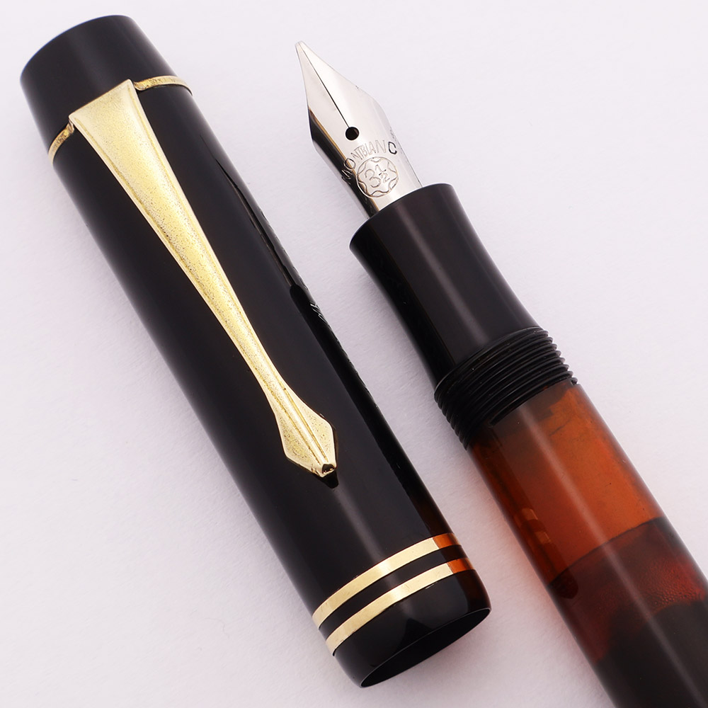 MONTBLANC タイピン 30251 ブラック×ゴールド Meisterstück The Origin Collection Classique Fountain Pen M